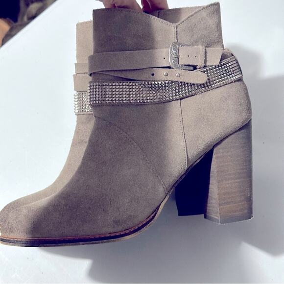 Nine West western style Booties size 11 gray - Picture 3 of 10